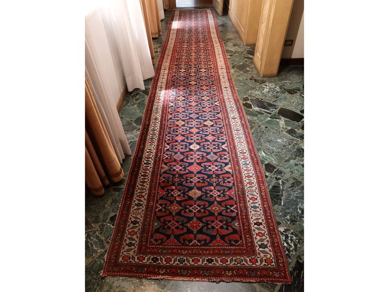 Tappeto Galleria Caucasico di Vecchia Manifattura