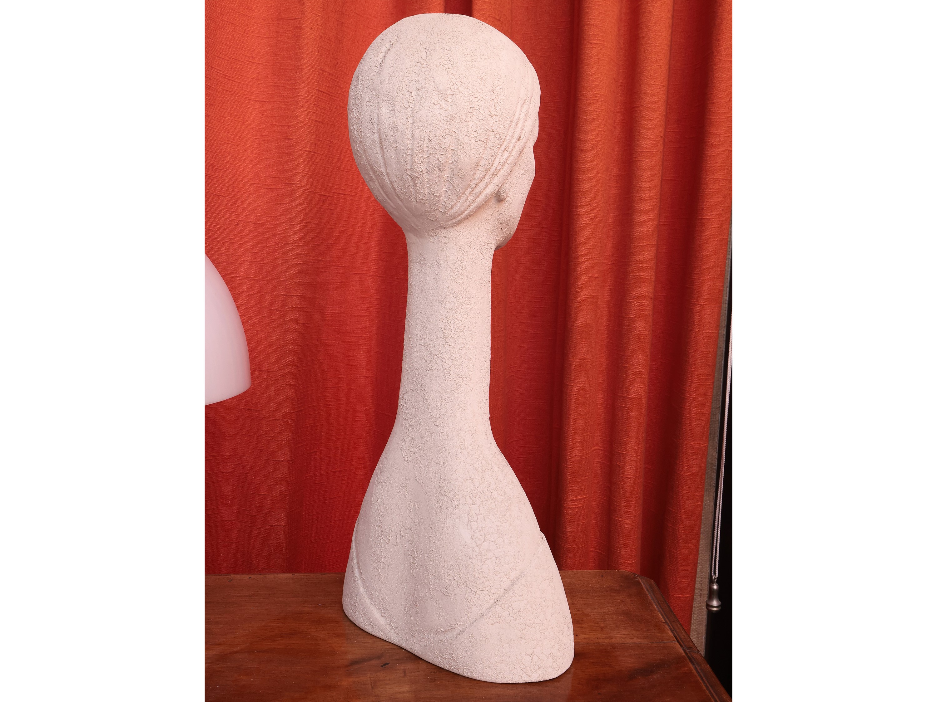 Grande Busto Femmile in Ceramica