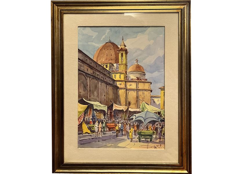 Giovanni Ospitali - Mercato di San Lorenzo 1974
