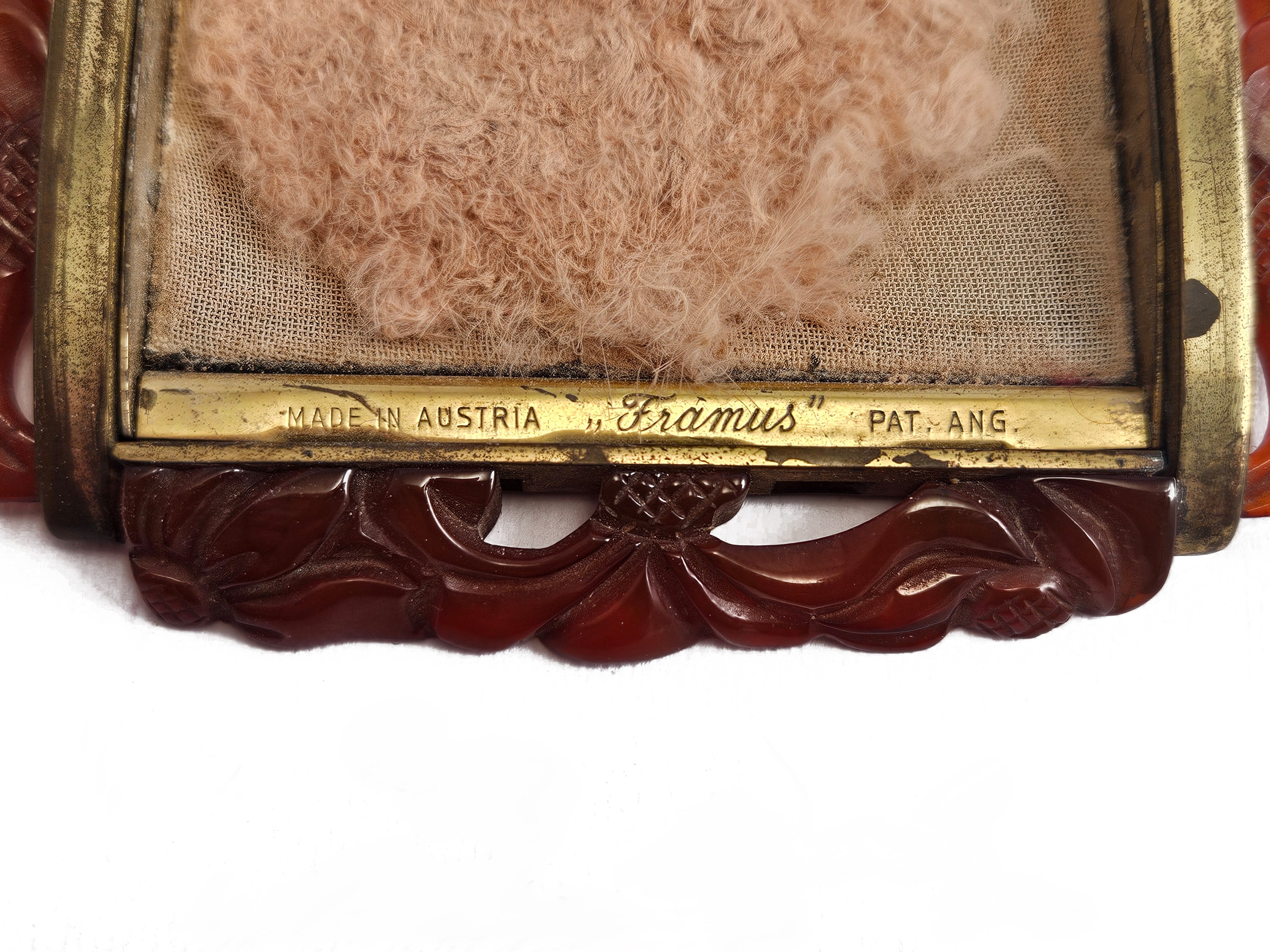 Portacipria in Bachelite e Metallo Dorato, Framus