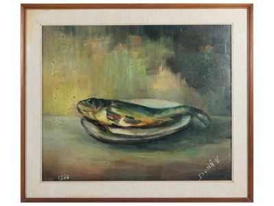 Natura Morta con Pesce 1960