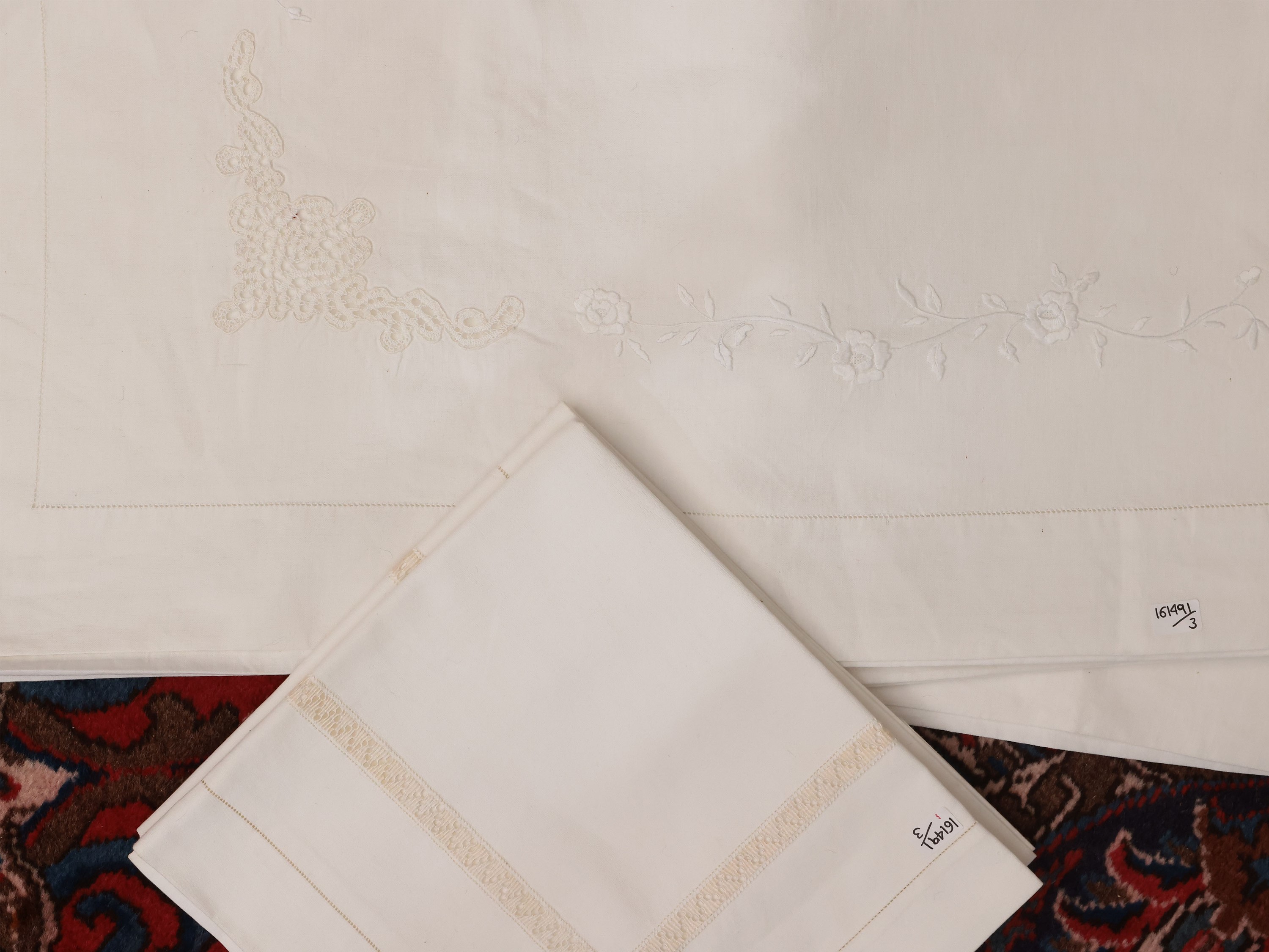 Lenzuolo Matrimoniale in Lino Bianco