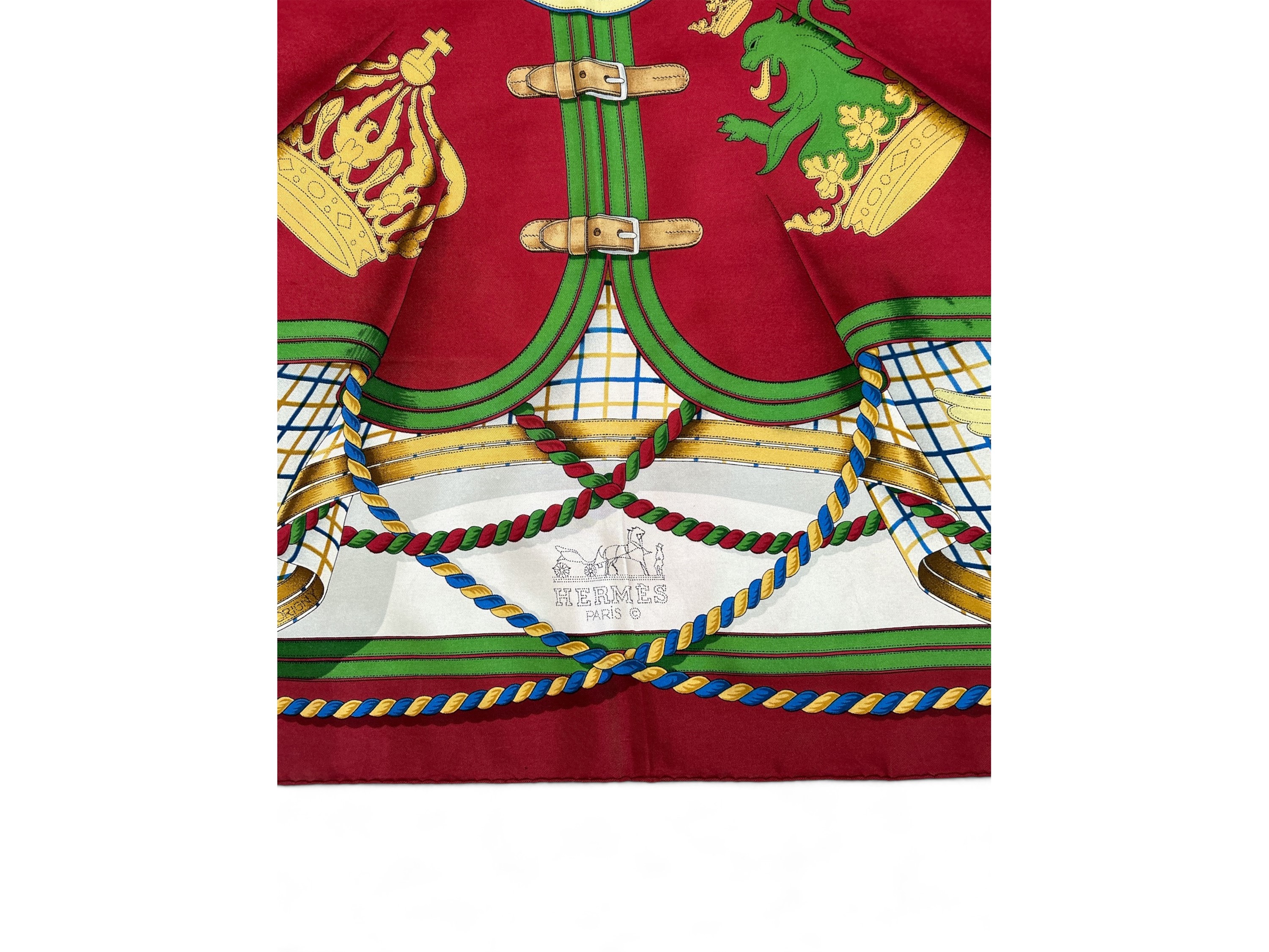 Hermès, Foulard in Seta "grande Tenue" di Henri D'origny