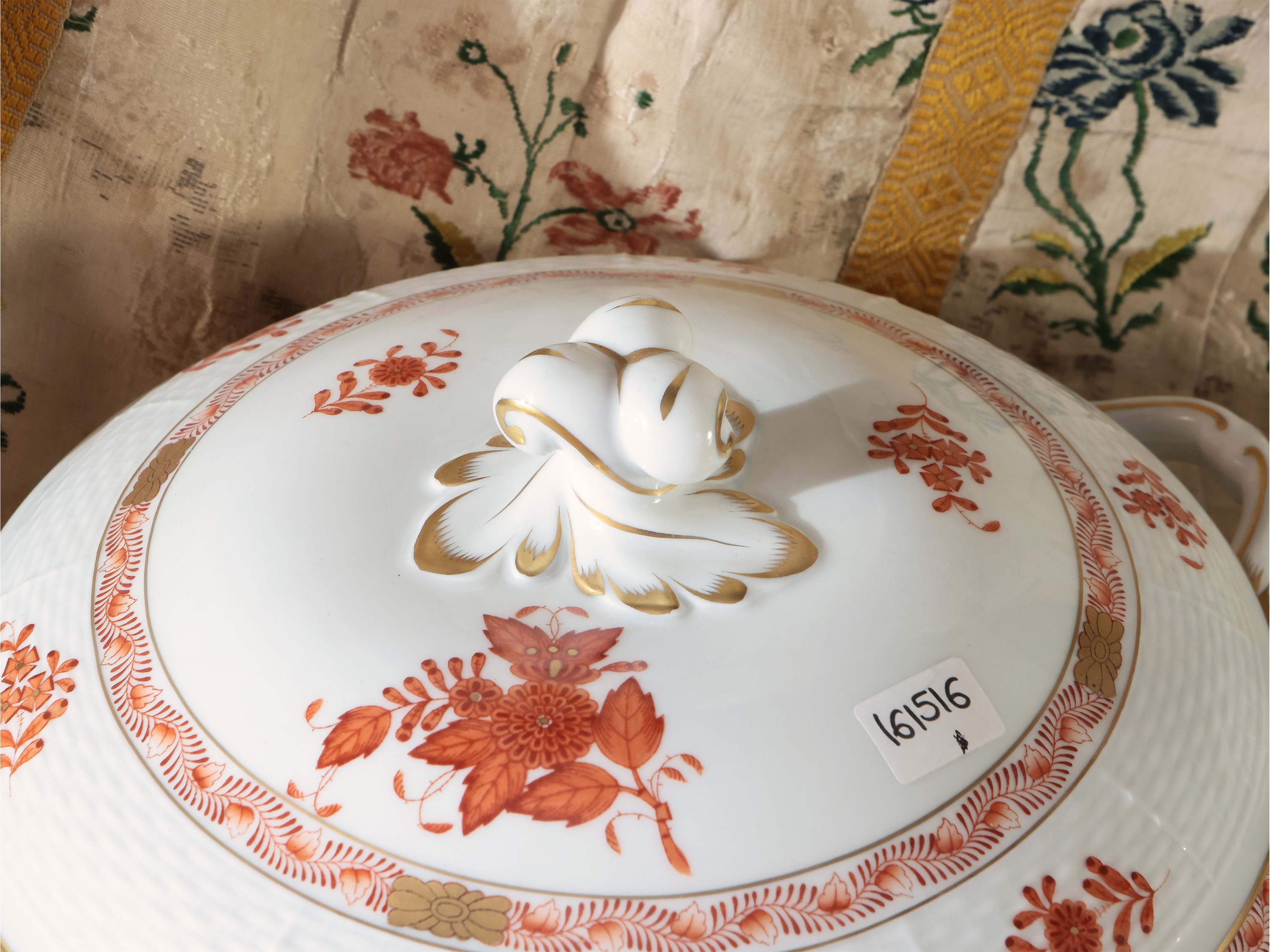 Zuppiera in Porcellana, Indian Basket, Herend