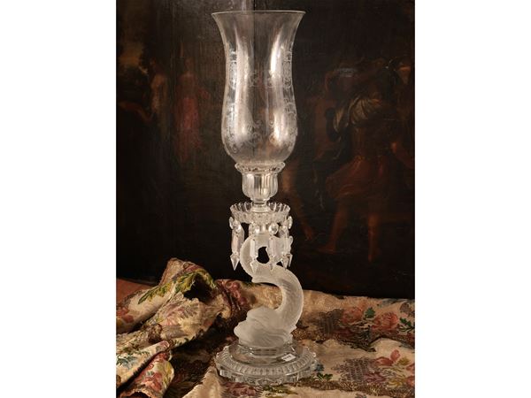 Dauphin crystal candlestick, Baccarat