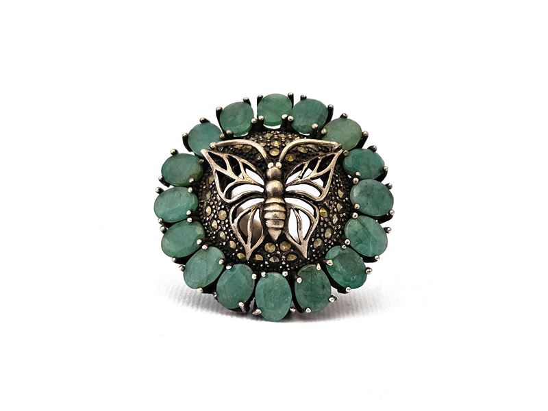 Grande Anello Animalier in Argento Sterling 925