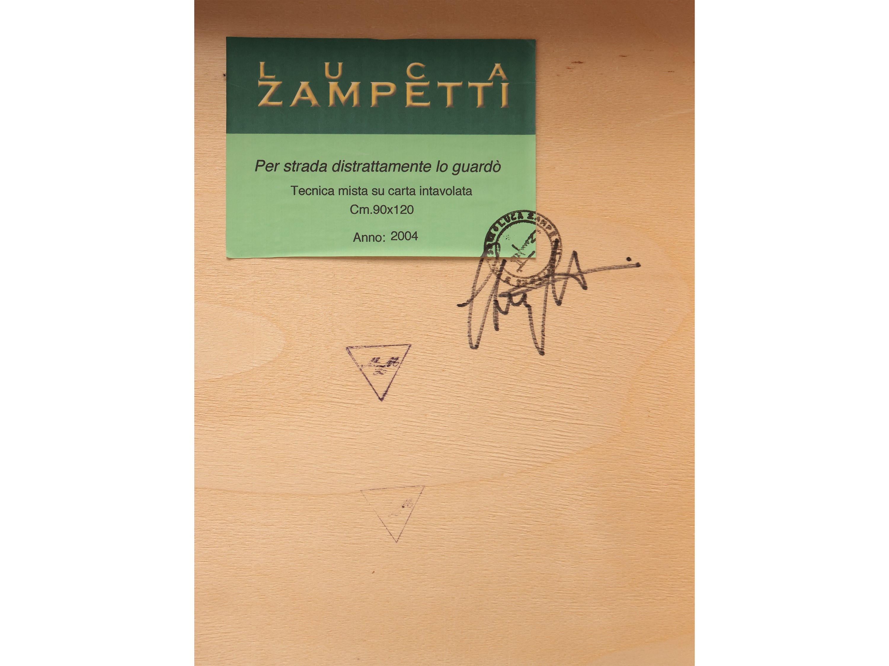 Luca Zampetti - Per Strada Distrattamente lo Guardò 2004