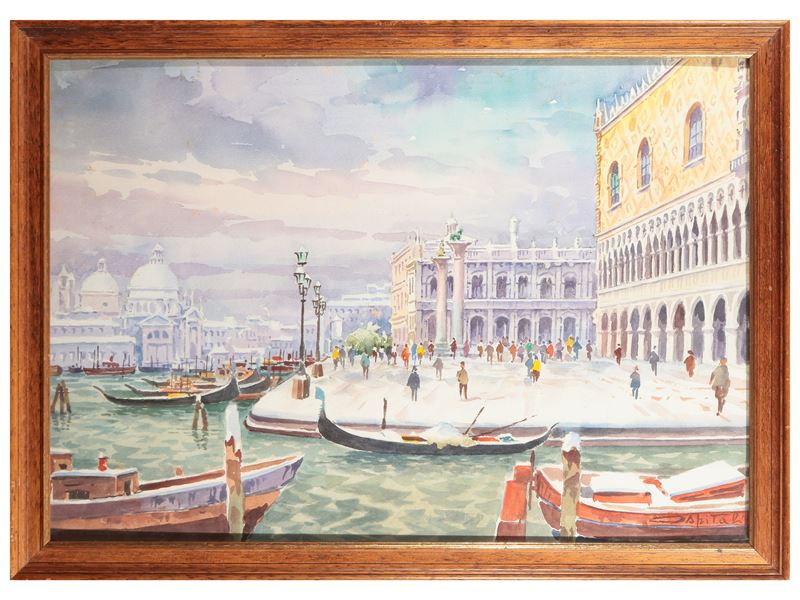 Giovanni Ospitali - Neve a Venezia
