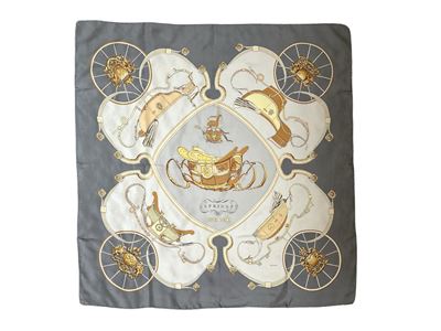 Hermès, Foulard in Seta "springs" di Philippe Ledoux
