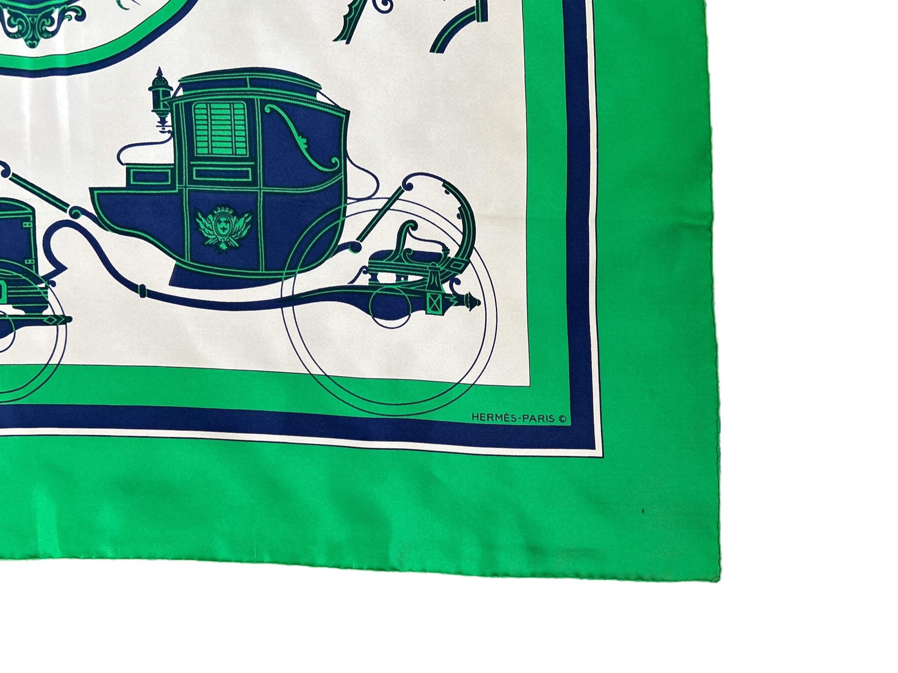 Hermès, Foulard in Seta "ex Libris" di Hugo Grygkar