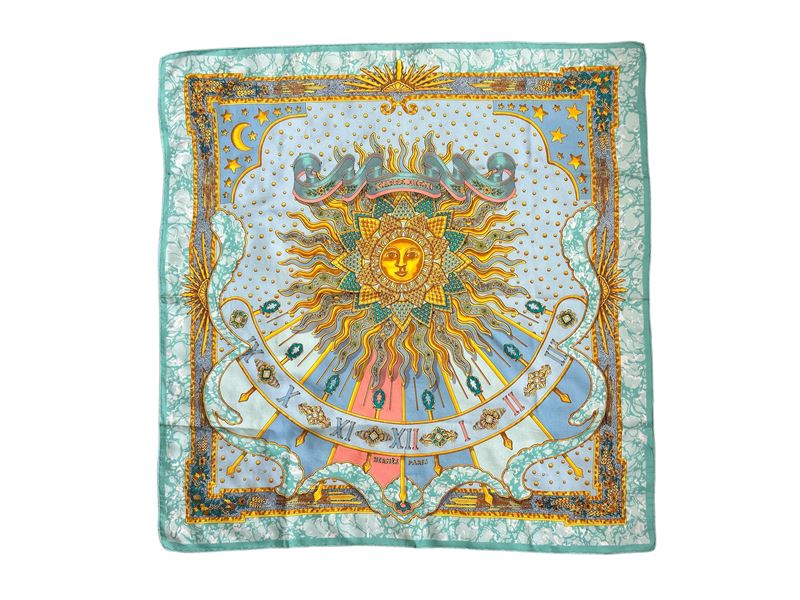 Hermès, Foulard in Seta "carpe Diem" di Joachim Metz