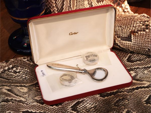 Perrier set in 925/1000 silver, Cartier