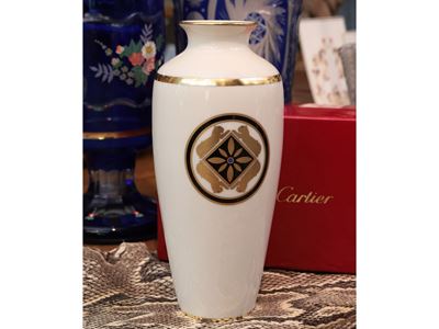 Vaso in Porcellana, la Maison De L'art Decò, Cartier 1986