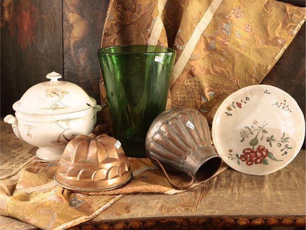 Assortimento di accessori rustici