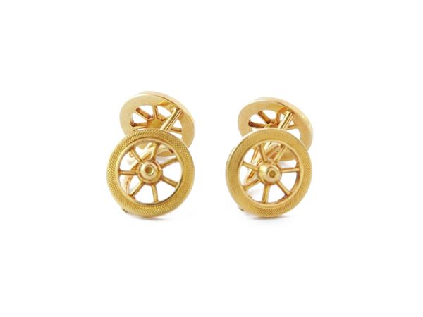 Gucci, gemelli in oro giallo