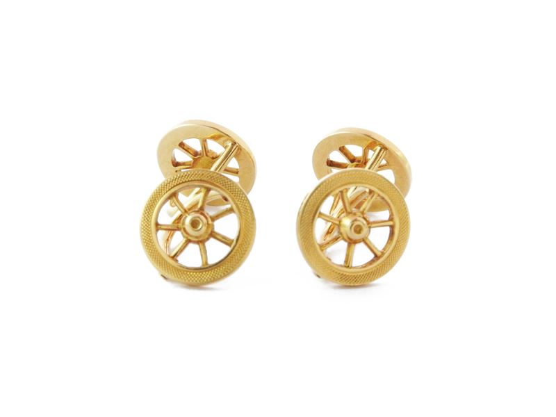 Gucci, Gemelli in Oro Giallo