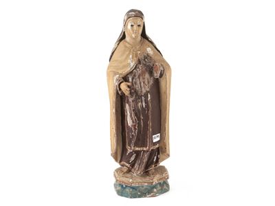 Scultura in Legno Intagliato e Laccato