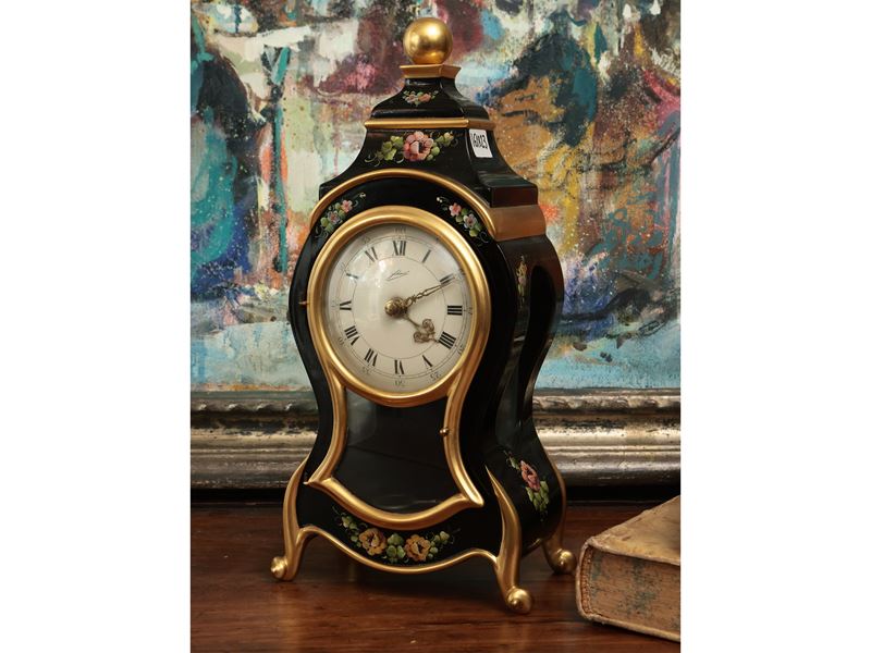 Orologio da Mensola in Legno Ebanizzato, Schmid