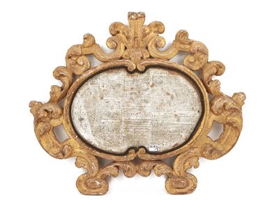 Cartagloria in Legno Intagliato e Dorato