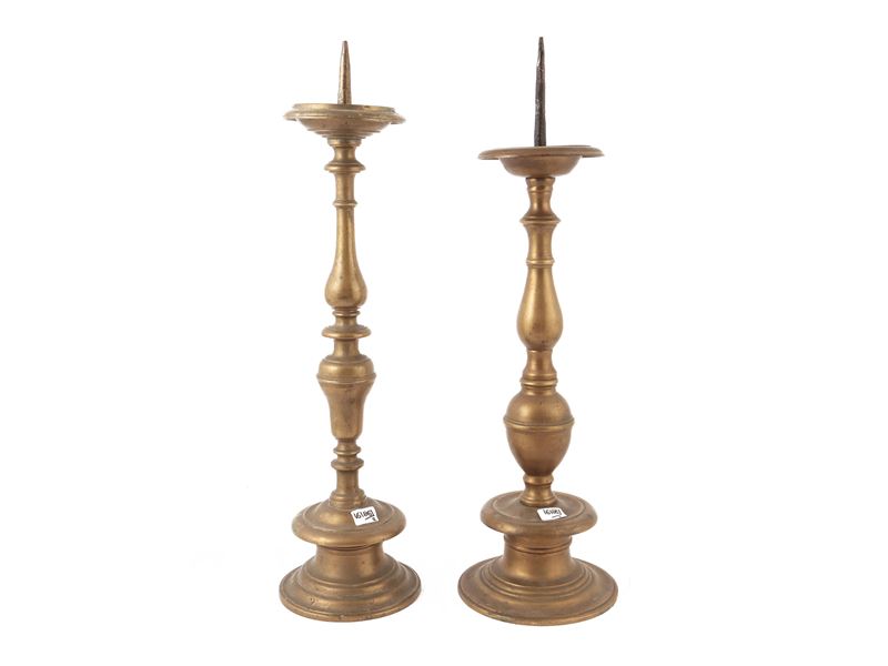 Due Torciere in Bronzo