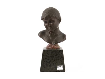 Busto di Fanciullo in Bronzo