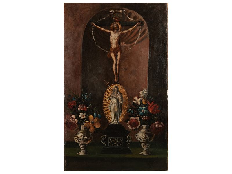 Scuola Fiamminga del XVIII Secolo - Crocifissione
