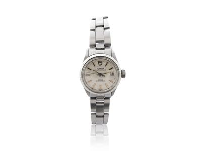 Tudor, Princess Oysterdate Orologio da Polso per Donna in Acciaio con Ghiera in Oro Bianco