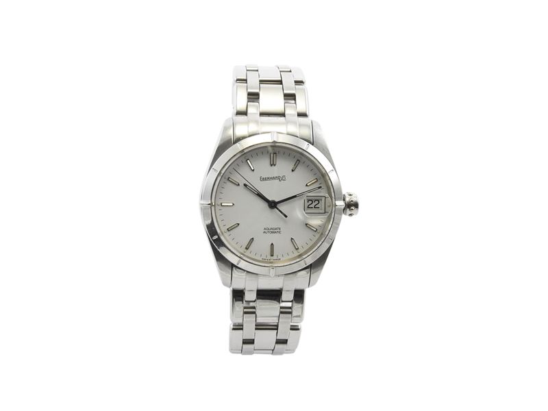 Eberhard & Co Aquadate, Orologio da Polso per Uomo in Acciaio