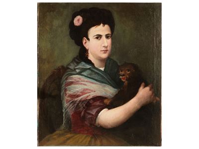 Ritratto di Gentildonna con Scimmia