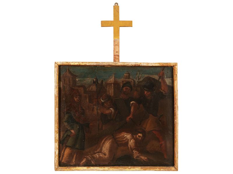 Scuola Dell'italia Centrale del XIX Secolo - Due Stazioni della Via Crucis