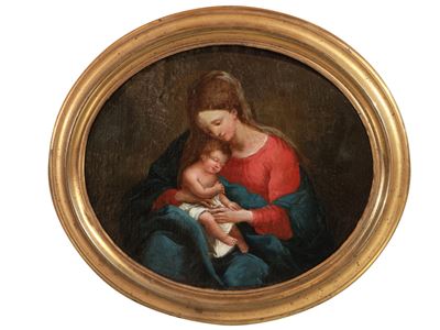 Da Giovanni Battista Salvi, Detto il Sassoferrato, Madonna con Bambino
