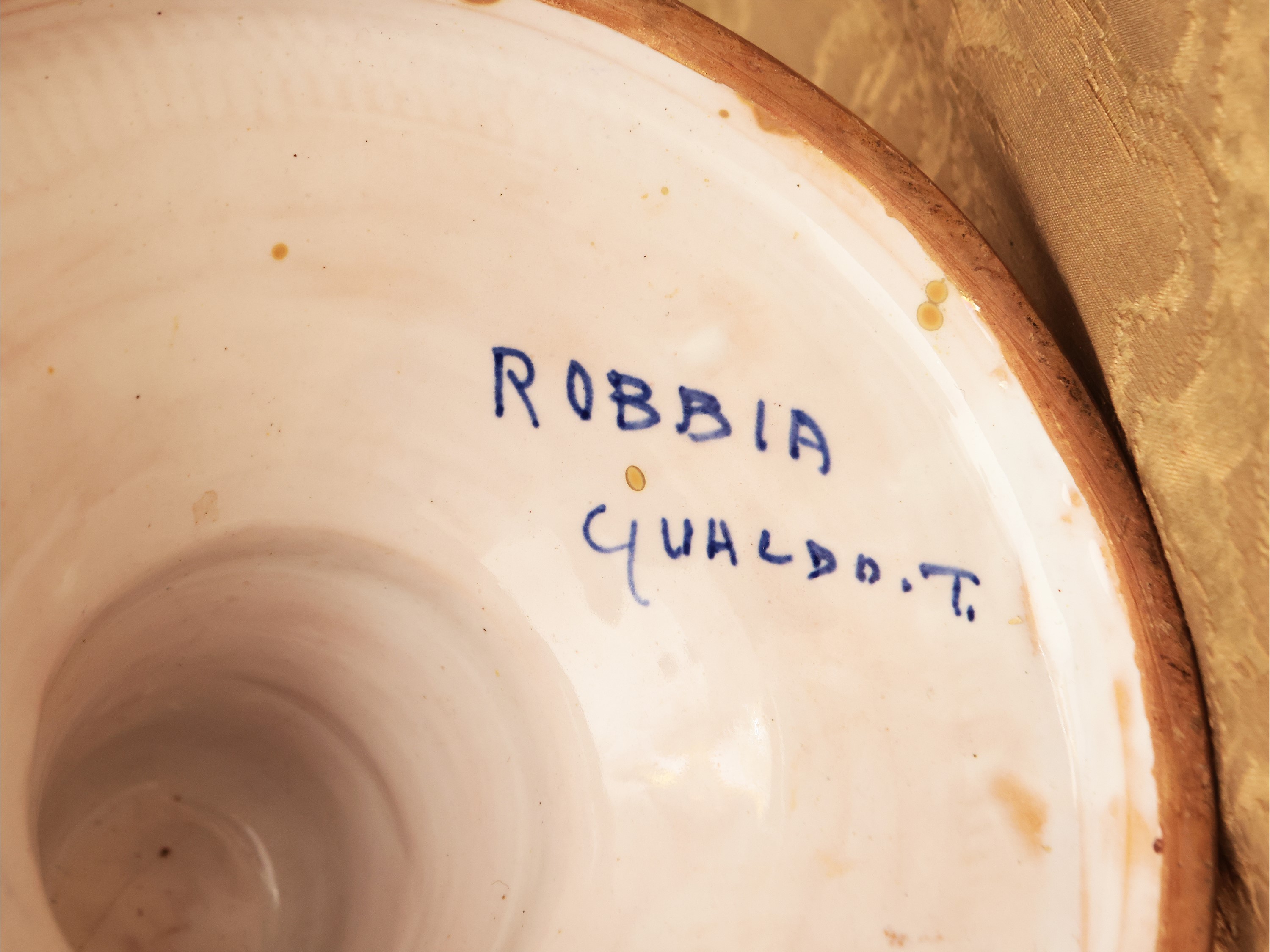Vaso Ad Anfora in Terracotta Smaltata a Lustro, Gualdo Tadino