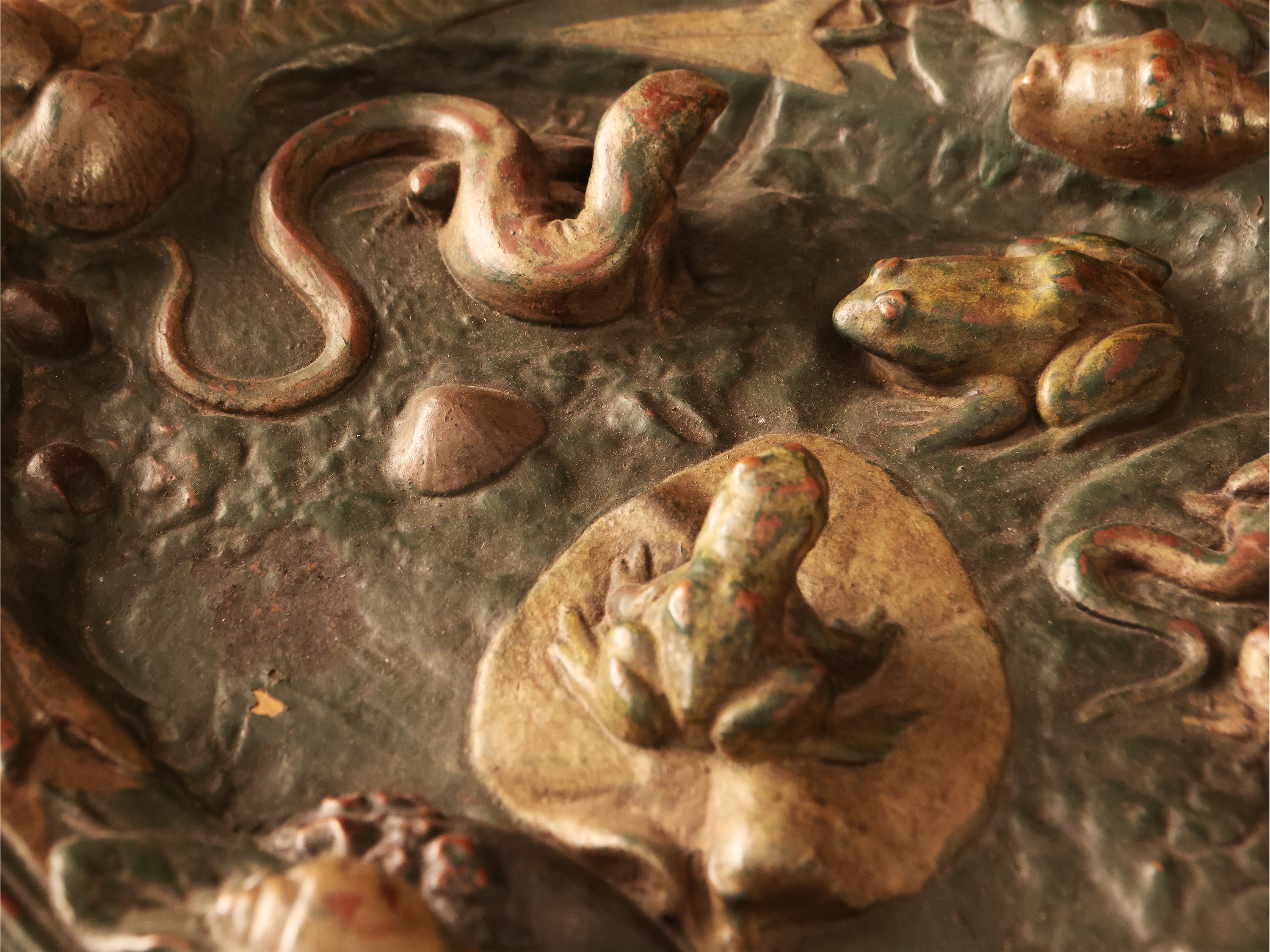 Vassoio in Terracotta Policroma