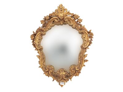 Picoola Ventola in Legno Intagliato e Dorato
