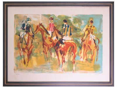 Chevaux Et Jockey