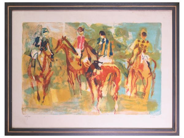 Chevaux et Jockey
