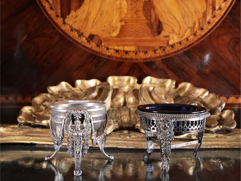 Due Saliere in Argento