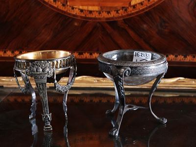 Due Saliere in Argento