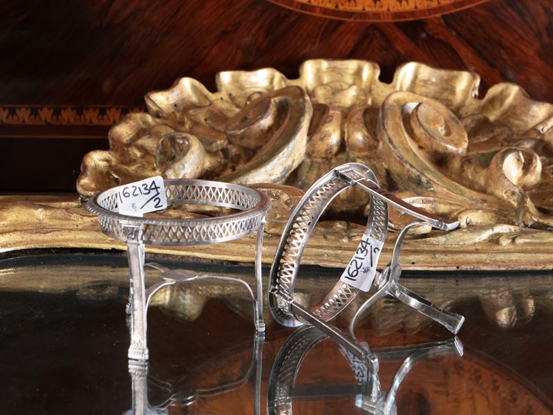 Coppia di Saliere in Argento