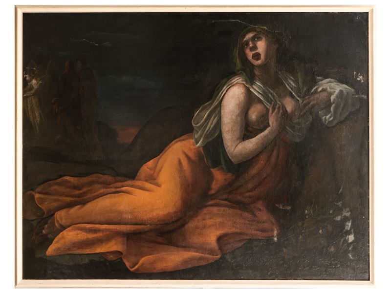 Scuola Romana del XVII Secolo - Maddalena Penitente