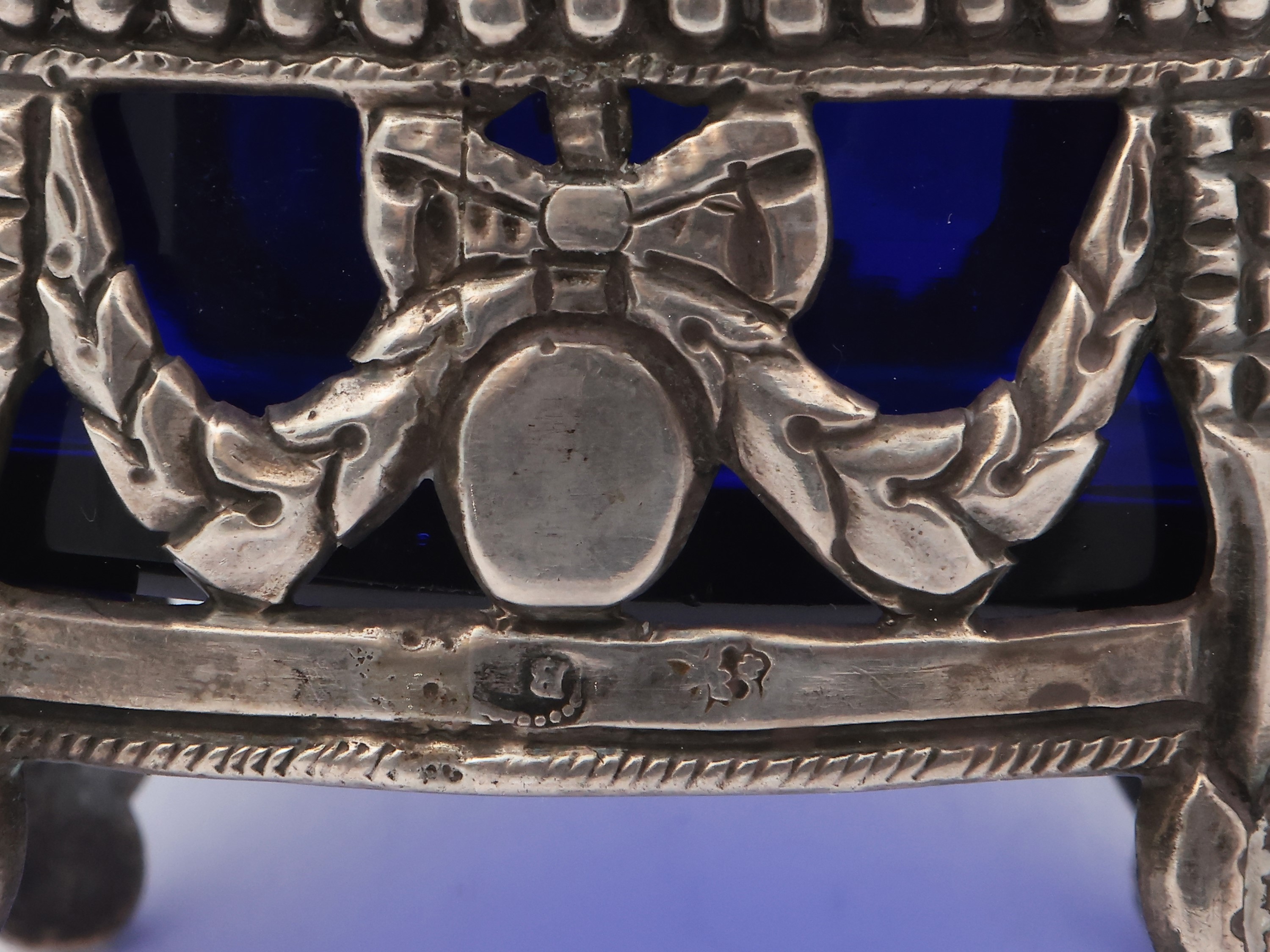 Coppia di saliere in argento