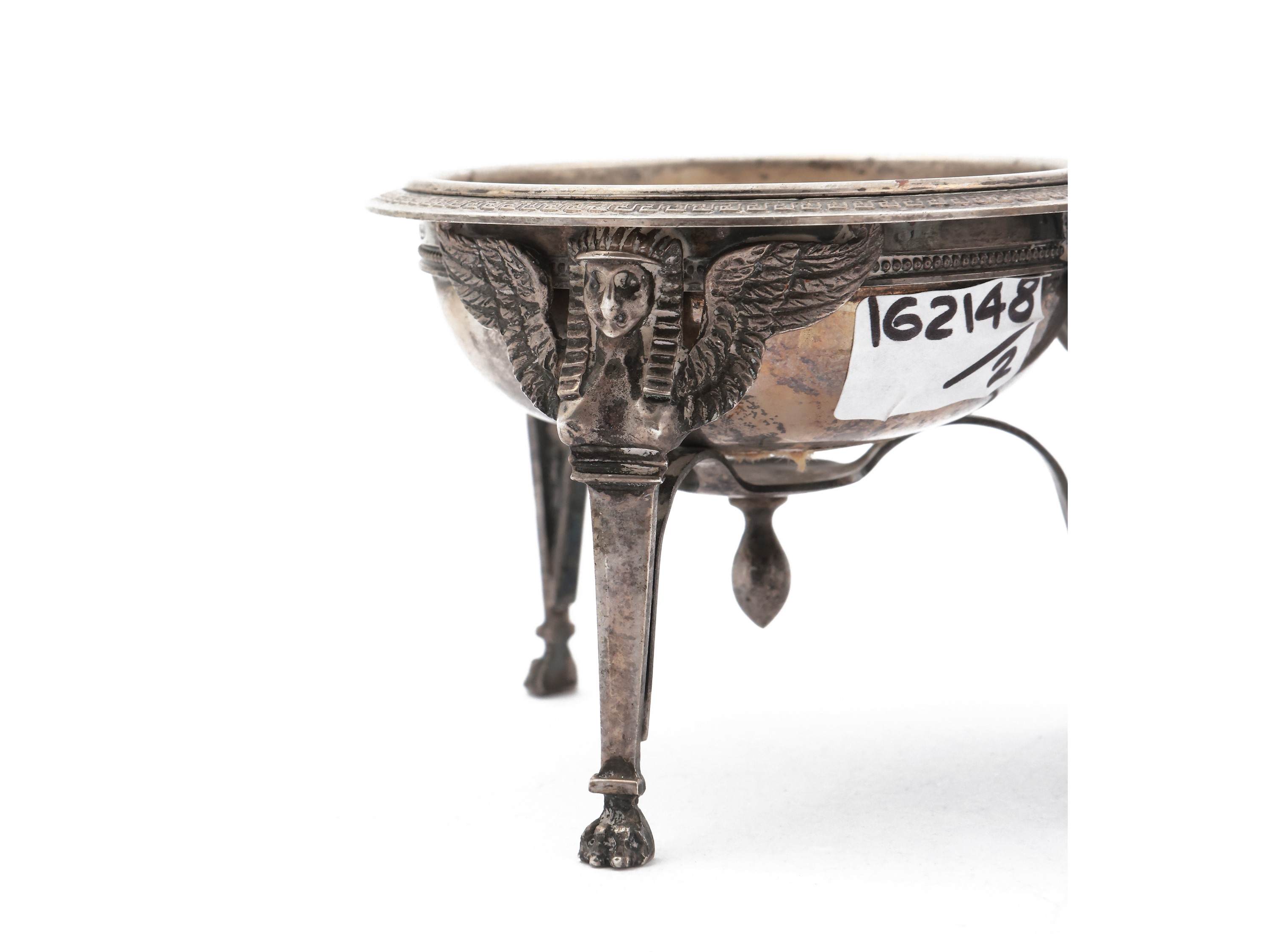 Coppia di saliere 'Retour d'Egipte' in argento