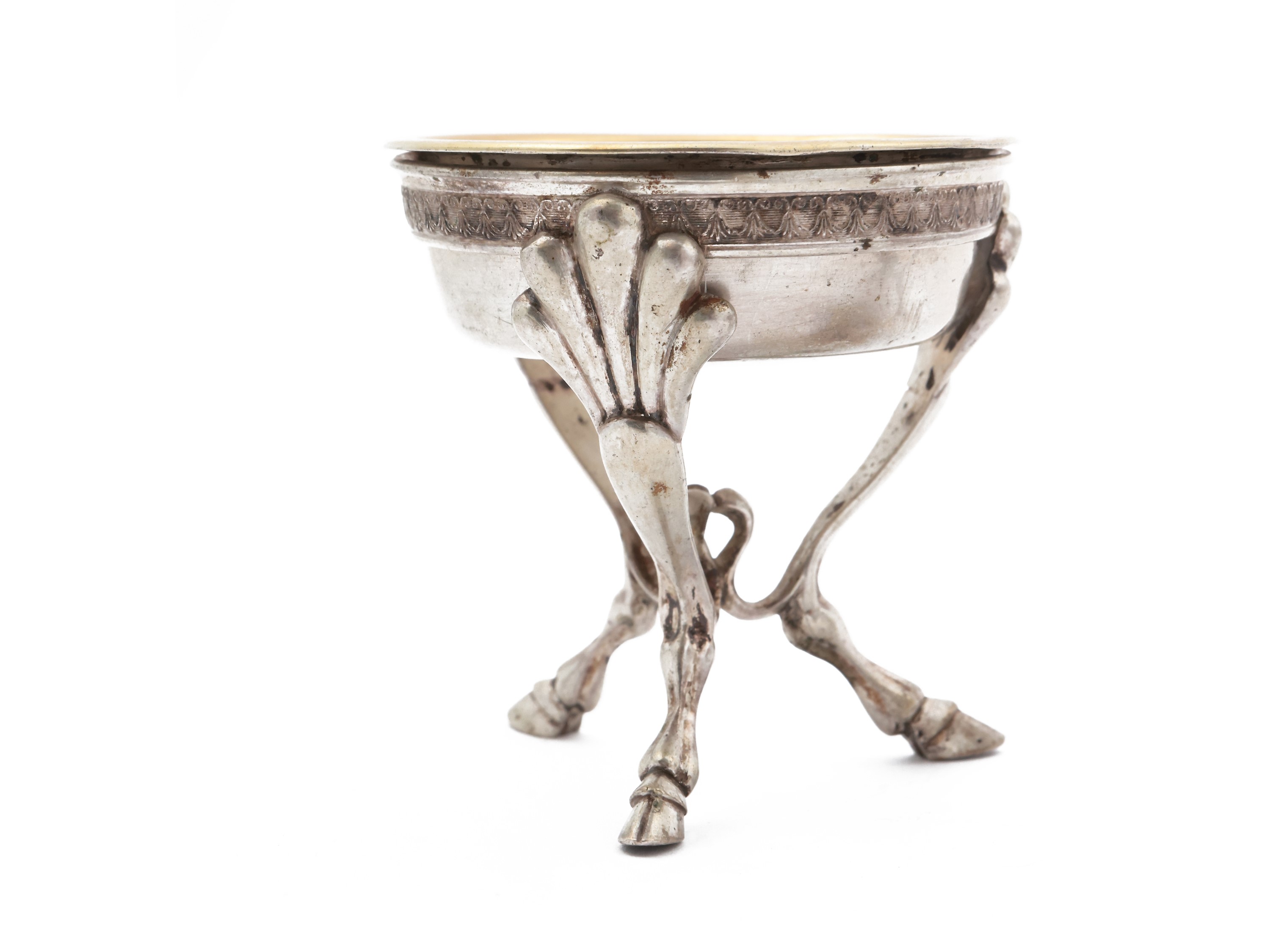 Coppia di saliere in argento