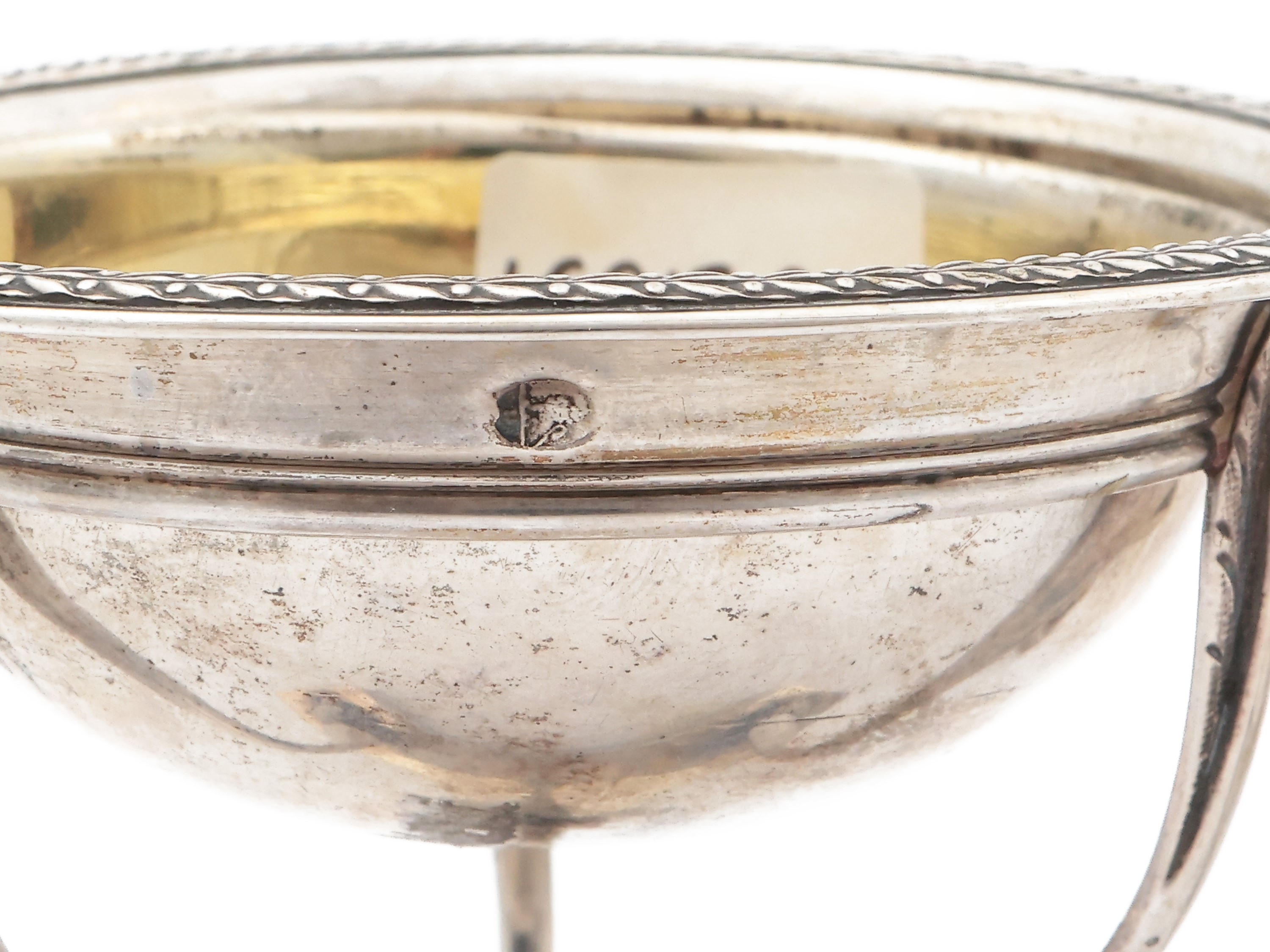 Coppia di saliere in argento