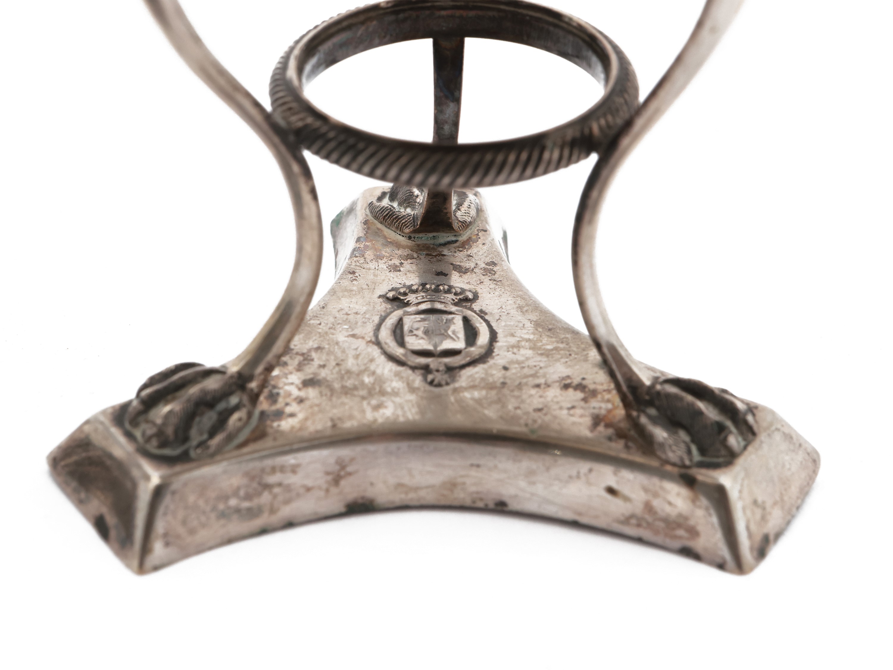 Coppia di saliere in argento