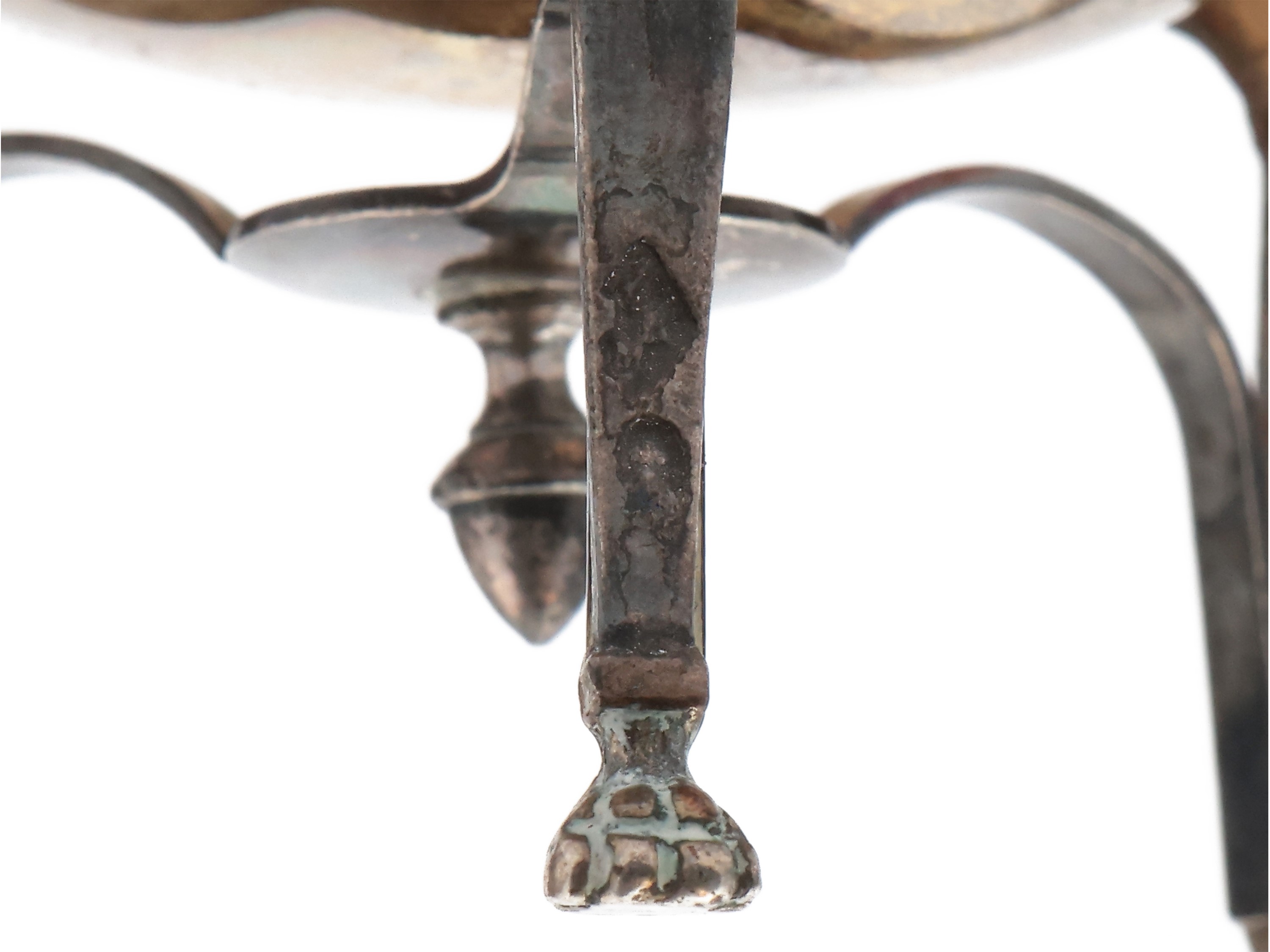 Coppia di saliere in argento "Retour d'Egypte"