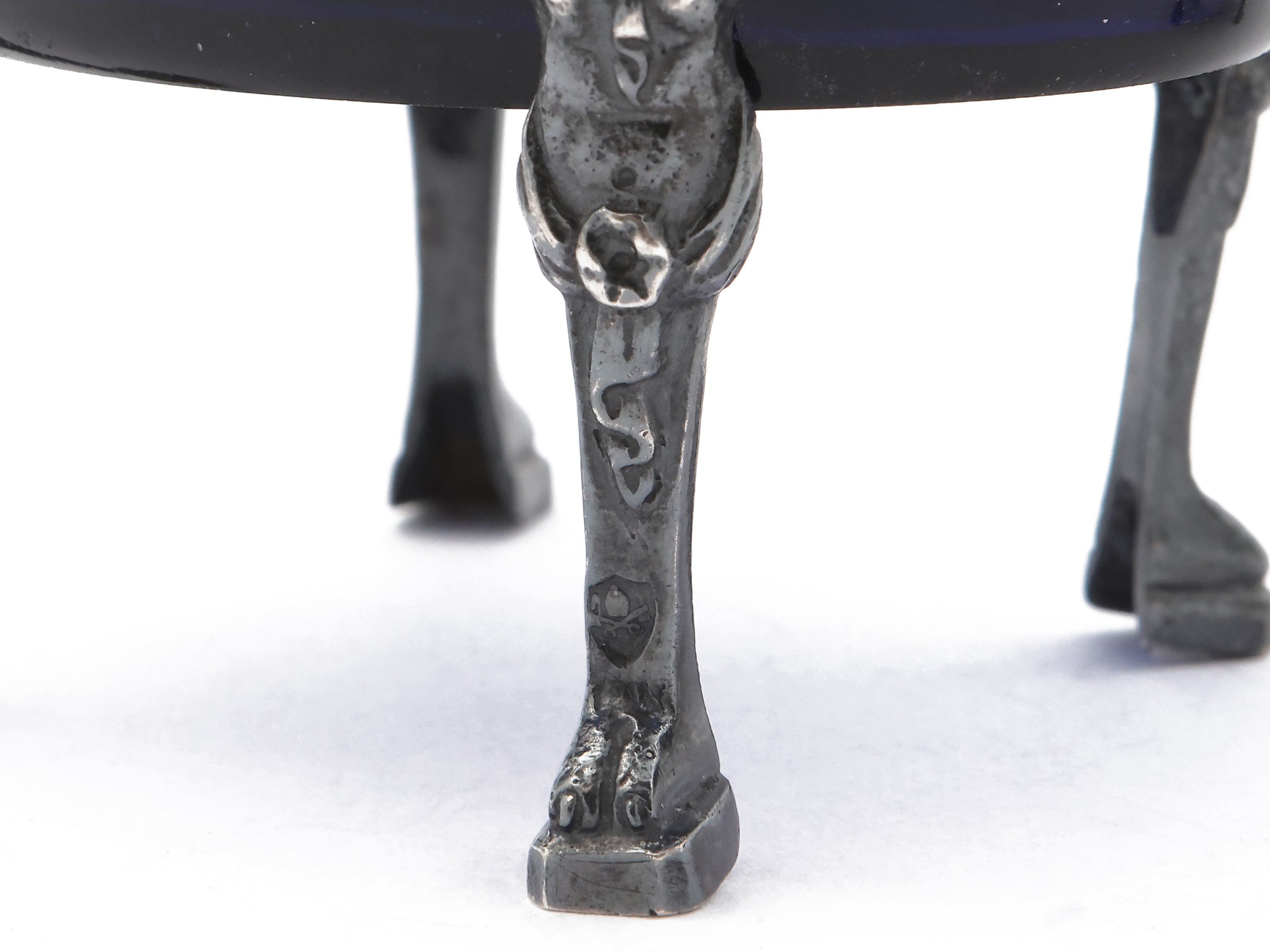 Coppia di saliere in argento