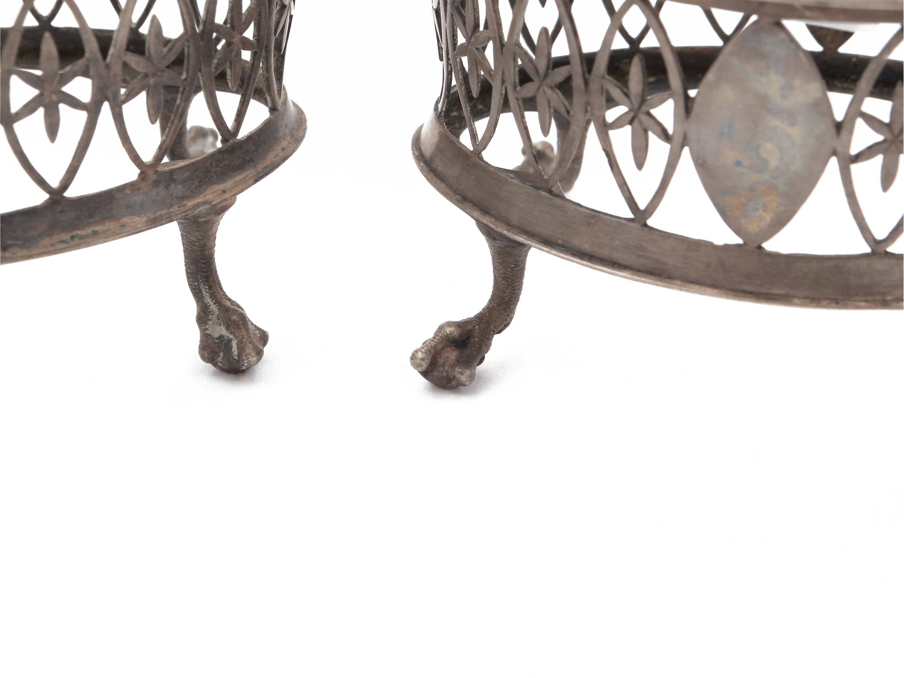 Coppia di Saliere in Argento