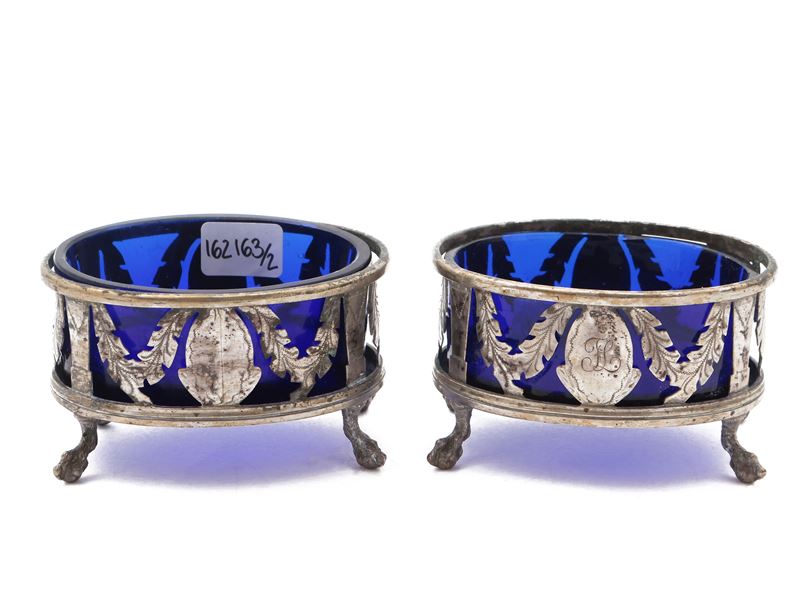 Coppia di Saliere in Argento