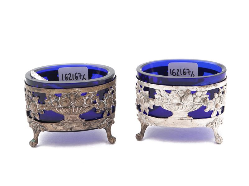 Coppia di Saliere in Argento, Fratelli Coppini Firenze